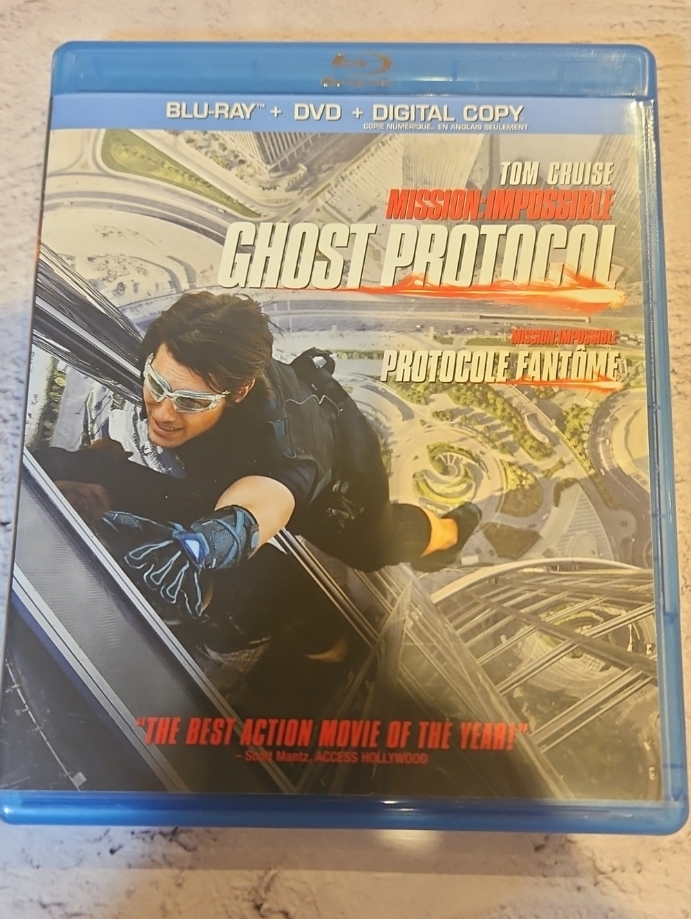 🌟3/$25🌟 Mission: Impossible - Ghost Protocol (Blu-ray + DVD)